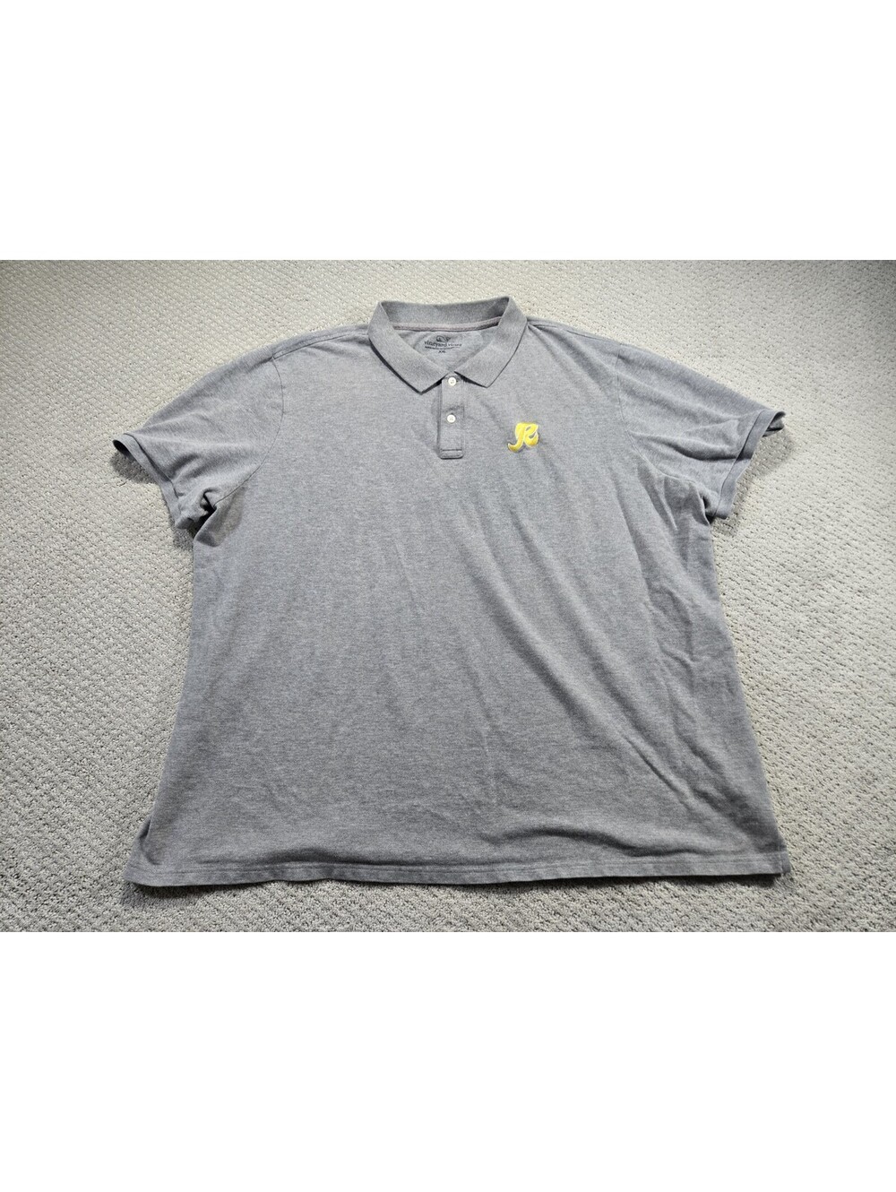 Washington Redskins Polo Shirt XXL Vineyard Vines Gray Retro Logo Mens 2XL